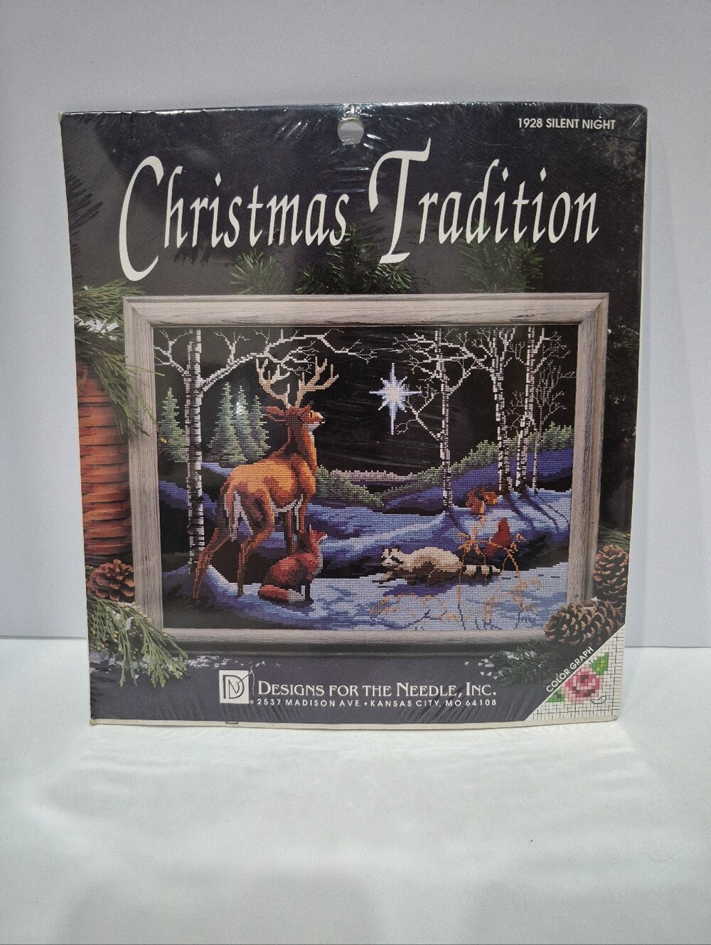 New Vintage Christmas Tradition Cross Stitch Kit Silent Night Needlework